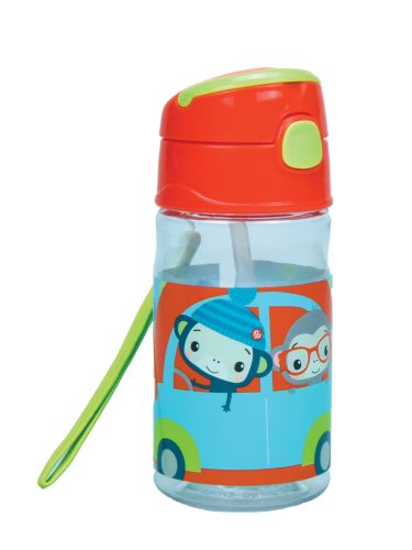 Fisher-Price Animals plastic bottle with hook 350 ml