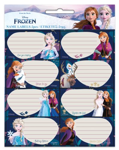 Disney Frozen Explore notebook label pack of 16