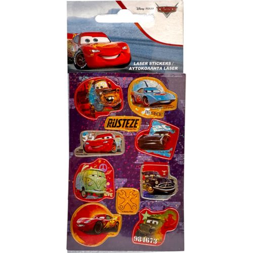 Disney Cars Adventure hologram sticker set