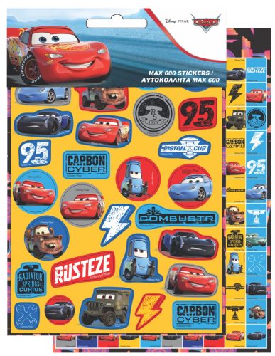 Disney Cars Adventure 600-piece sticker set