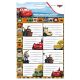 Disney Cars Road notebook label with stickers, pack of 16