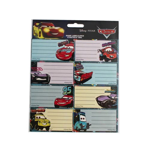 Disney Cars Lightning notebook label 16 pcs