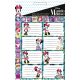 Disney Minnie  Smiles notebook label with stickers, 16 pieces