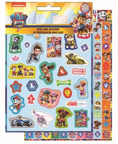 Paw Patrol Movie 600-piece sticker set