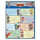 Paw Patrol Knights notebook label set of 16