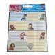 Paw Patrol Power Up notebook label 16 pcs