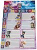 Paw Patrol Power Up notebook label with sticker 16 pcs