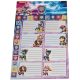 Paw Patrol Power Up notebook label with sticker 16 pcs