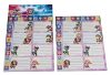 Paw Patrol Power Up notebook label with sticker 16 pcs