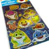 Baby Shark Aquatic holographic sticker set