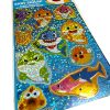 Baby Shark Aquatic holographic sticker set