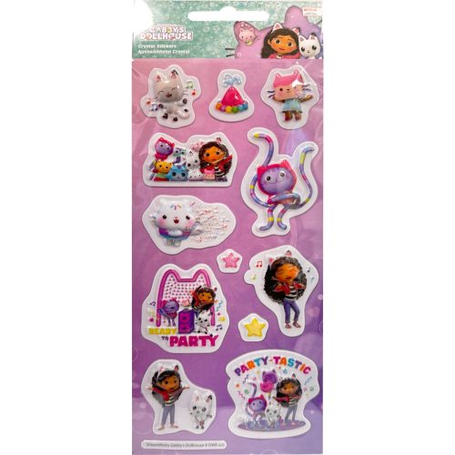 Gabby's Dollhouse Party bubble sticker