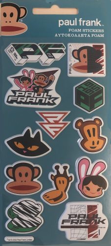 Paul Frank Monkey puffy foam sticker set