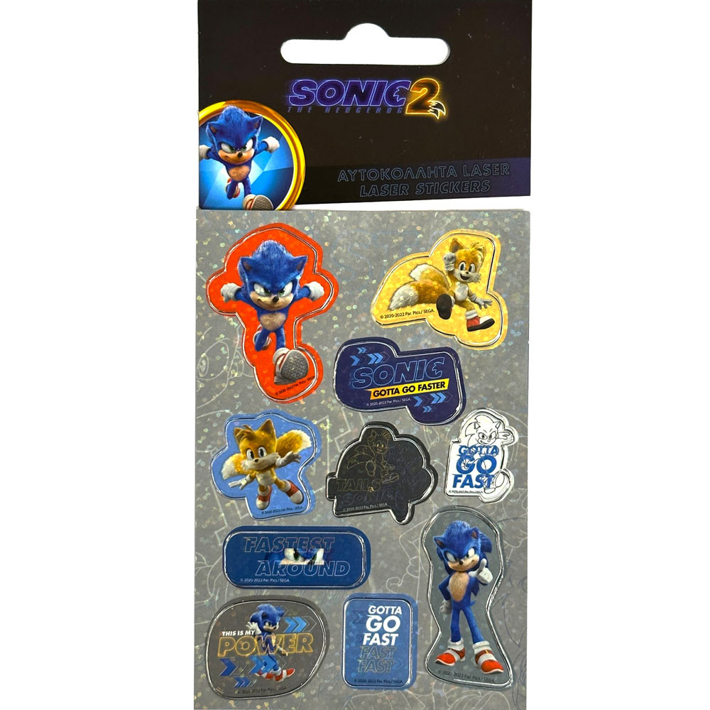 Sonic the Hedgehog Holographic Sticker Set - Javoli Disney Online Stor