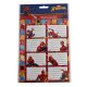 Spiderman Wall notebook label with sticker 16 pcs