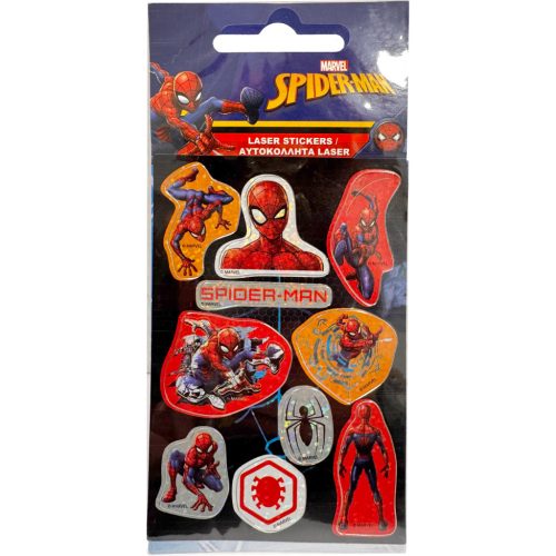 Spiderman Dark Shining holographic sticker set