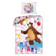 Masha and the Bear Party Time Bed linen 140×200 cm, 70×90 cm 