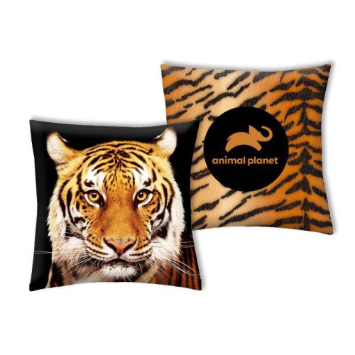 Tiger Animal Planet pillow, decorative pillow 40x40 cm