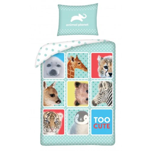 Animal Planet Too Cute bedding cover 140×200cm, 70×90 cm