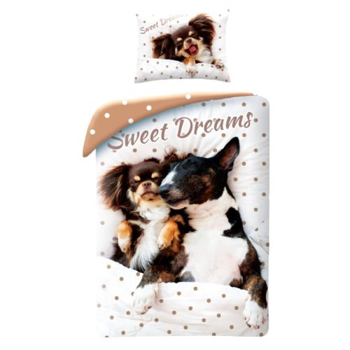 Animals Sweet Dreams Dog bed linen 140×200cm, 70×90 cm