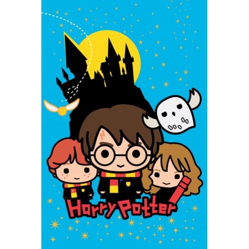 Harry Potter Chibi Wizards fleece blanket 100x150cm