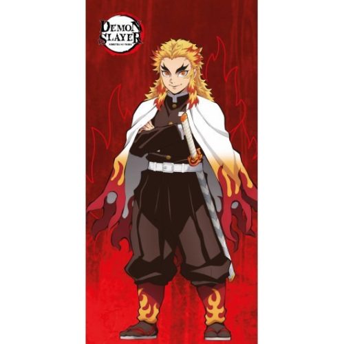 Demon Slayer Rengoku bath towel, beach towel 70x140cm