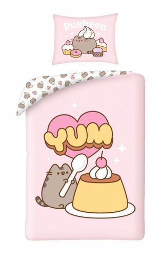 Pusheen Yum bedding set 140x200cm, 70x90 cm