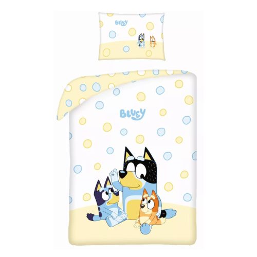 Bluey Listening to Dad kids duvet cover 100×135cm, 40×60 cm