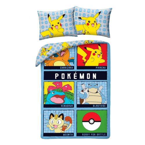 Pokémon Ready for Battle bedding cover 140×200cm, 70×90 cm