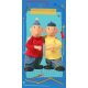 Pat and Mat Handy Brothers bath towel, beach towel 70x140cm