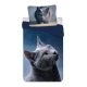 Cat Dark duvet cover 140×200cm, 70x90 cm microfibre