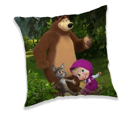 Masha and the Bear Forest  decorative pillow 40x40 cm