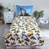 Construction Bagr bed linen 140×200cm, 70×90 cm