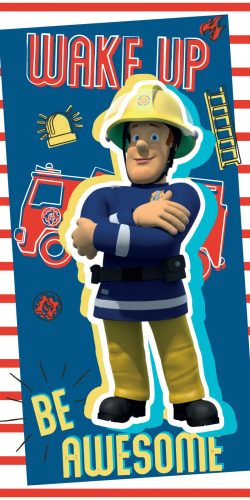 Fireman Sam Be awesome bath towel, beach towel 70x140cm