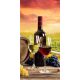 Wine Sunset bath towel, beach towel 70x140cm