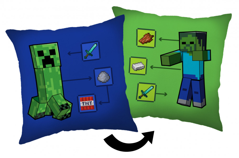 Minecraft throw outlet pillow