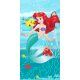 Disney Princess Ariel Friends bath towel, beach towel 70x140cm