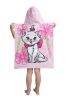 Disney Marie Pink Flower beach towel poncho 50x115cm