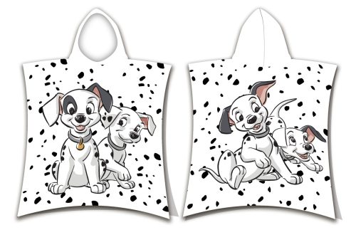 Disney 101 Dalmatians beach towel poncho 50x115cm