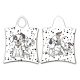 Disney 101 Dalmatians beach towel poncho 50x115cm