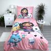 Gabby's Dollhouse Peaceful bedding cover 140×200cm, 70×90 cm