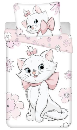 Disney Marie Flowers bedding set 140×200cm, 70×90 cm