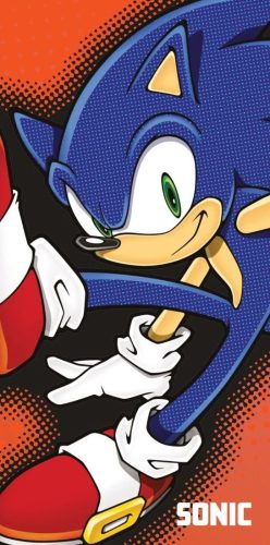 Sonic the Hedgehog Fearless Sonic the Hedgehog Bath Towel, Beach Towel 70x140cm