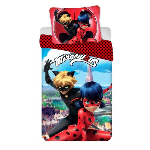 Miraculous Ladybug Paris bedding set 140×200cm, 70×90 cm