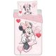 Disney Minnie  Heart Balloons bed linen set 140×200cm, 70×90 cm