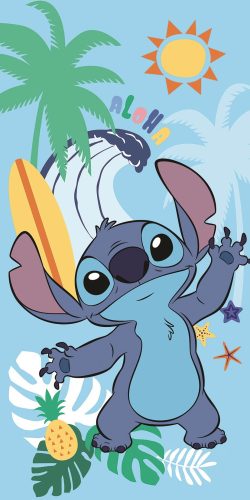 Disney Lilo and Stitch Summer bath towel, beach towel 70x140cm