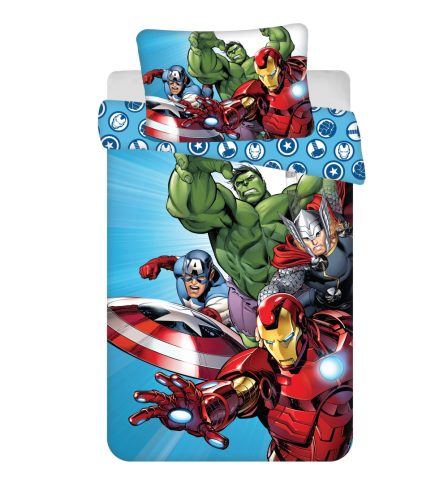 Avengers Light Blue children's bedding set 100×135 cm, 40×60 cm