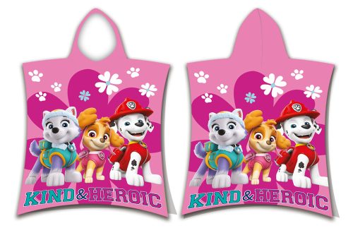 Paw Patrol Heroic beach towel poncho 50x115cm