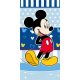 Disney Mickey  Blue bath towel, beach towel 70x140cm