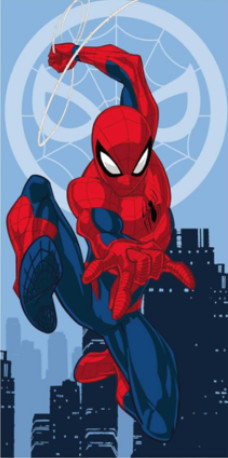 Spiderman Jump bath towel, beach towel 70x140cm